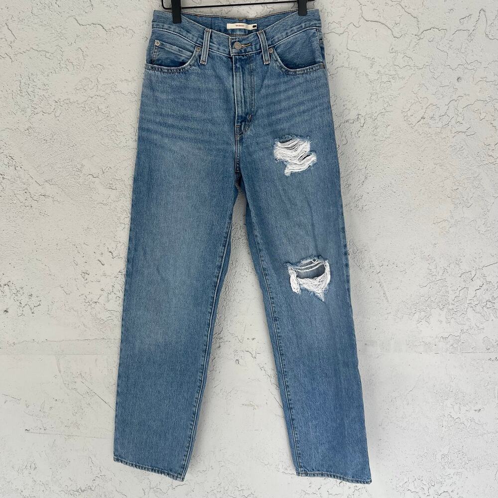 Levi's '94 Baggy High Rise Straight Leg Denim Jeans Womens Size 25 Skater Y2K